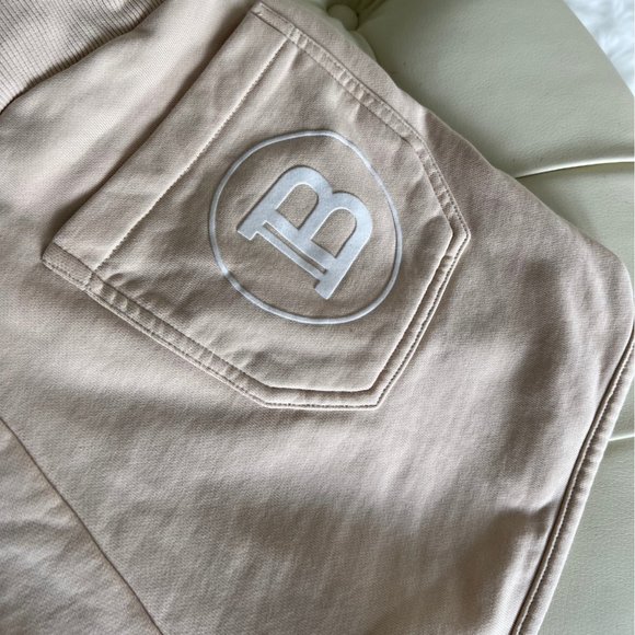 Balmain badge-print track shorts - Picture 3 of 6